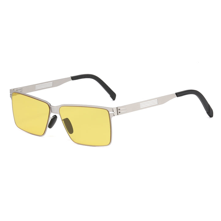 Schlanke Rechteck-Rahmen Sonnenbrille