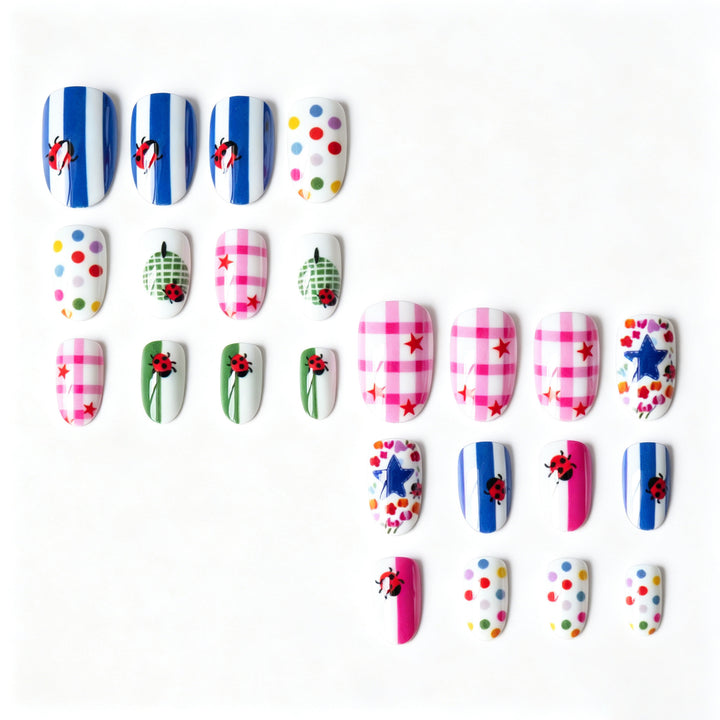 Spaßige und verspielte Nagelkunst