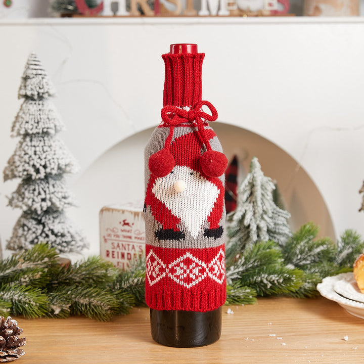 Dekorative Flaschenwärmer im Weihnachtsmann-Design Karnz