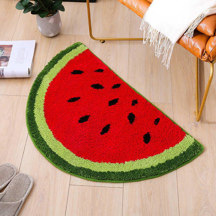 Wassermelonenstück Dekorativer Bereich Teppich Karnz