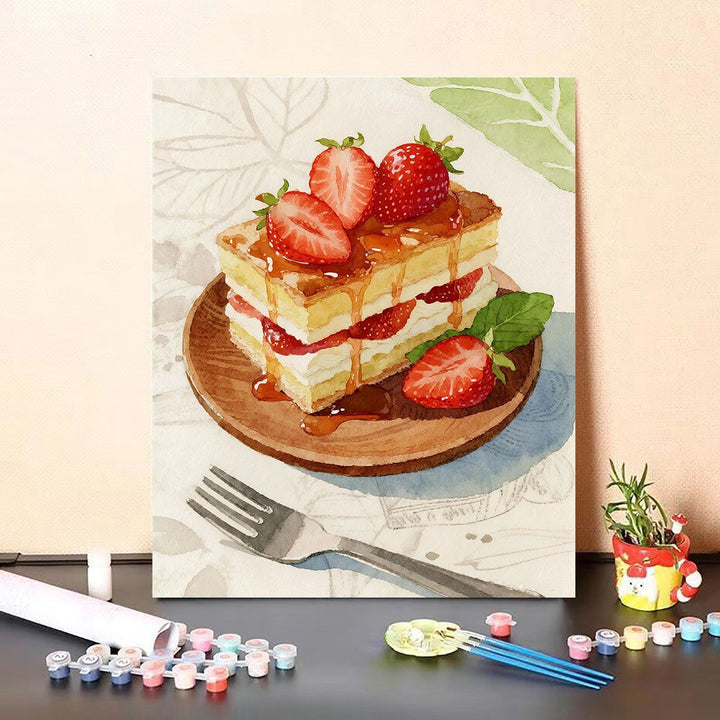 Gourmet Dessert-Themen Leinwandkunst Karnz