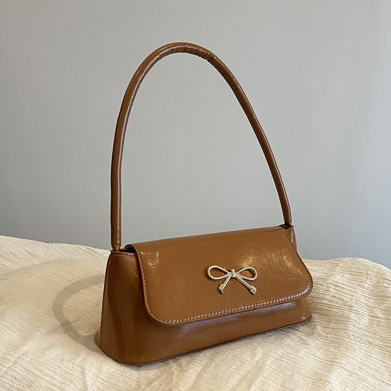 Elegante Bow-Detail Handheld Handtasche