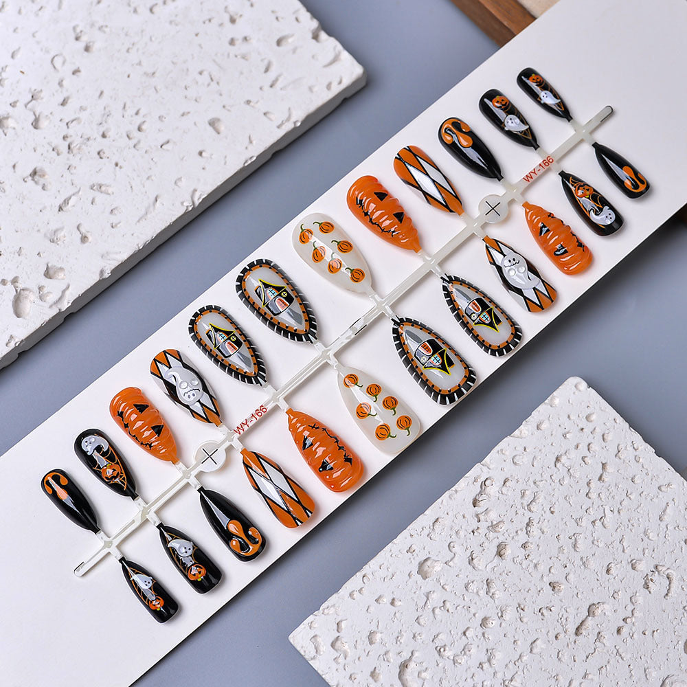 Themen Urlaub Press-On Nagelkunst Set Karnz