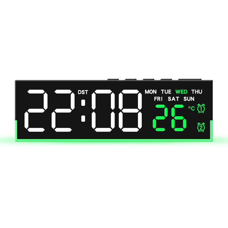 Digitaler Multifunktionaler LED-Wecker mit Temperatur- und Wochentagsanzeige Karnz