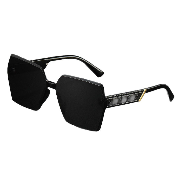 Luxuriöse Übergroße Sechseckige Sonnenbrille Karnz