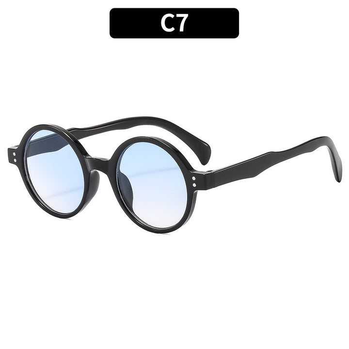 Klassischer Stil Stilvolle Runde Rahmen Sonnenbrille