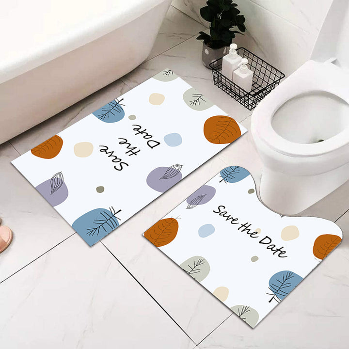 Weiches saugfähiges Badezimmermatte-Set