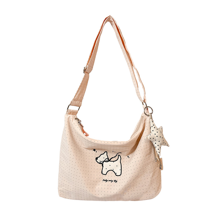 Lässige Grafik Schultertasche Karnz