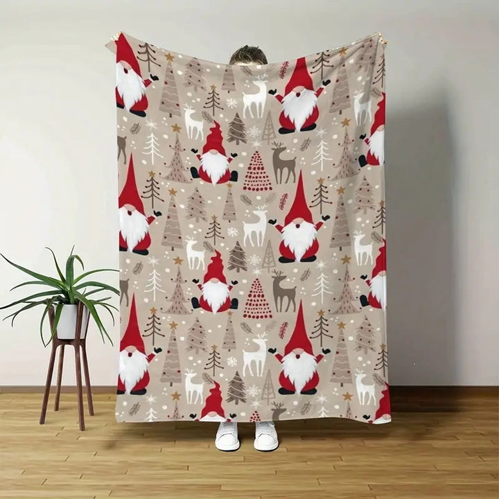 Urlaubsbedingte Fleece-Wurfdecke