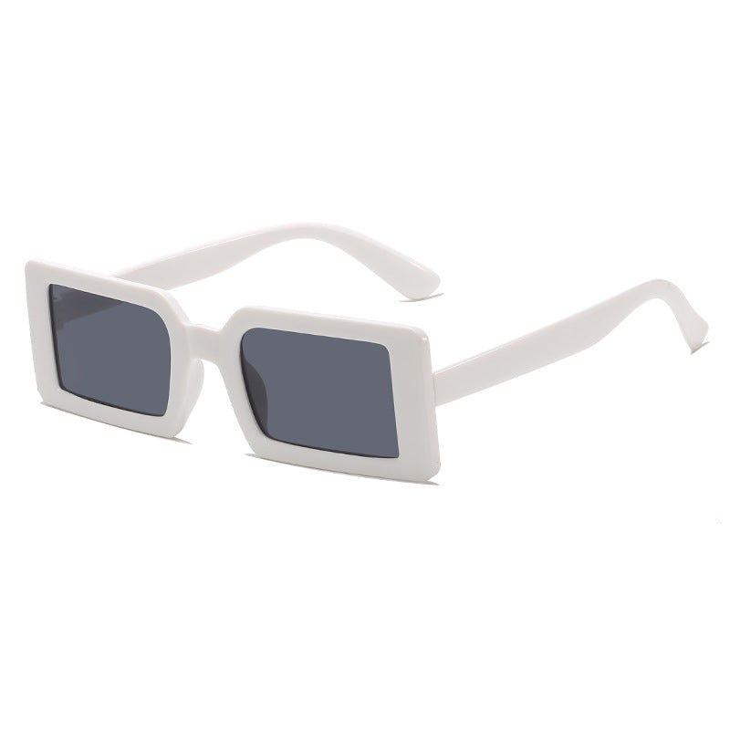 Schlank moderne quadratische Rahmen-Sonnenbrille Karnz