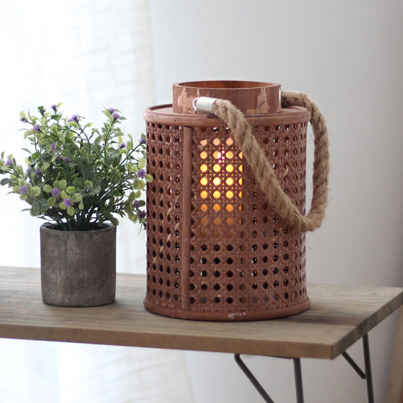 Dekorativer Laternenhalter aus Naturmaterial Karnz