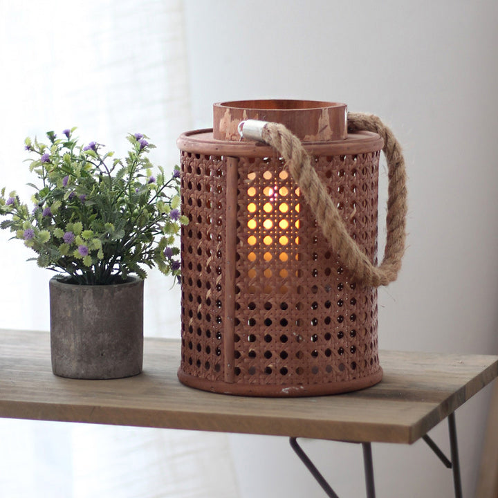 Dekorativer Laternenhalter aus Naturmaterial Karnz