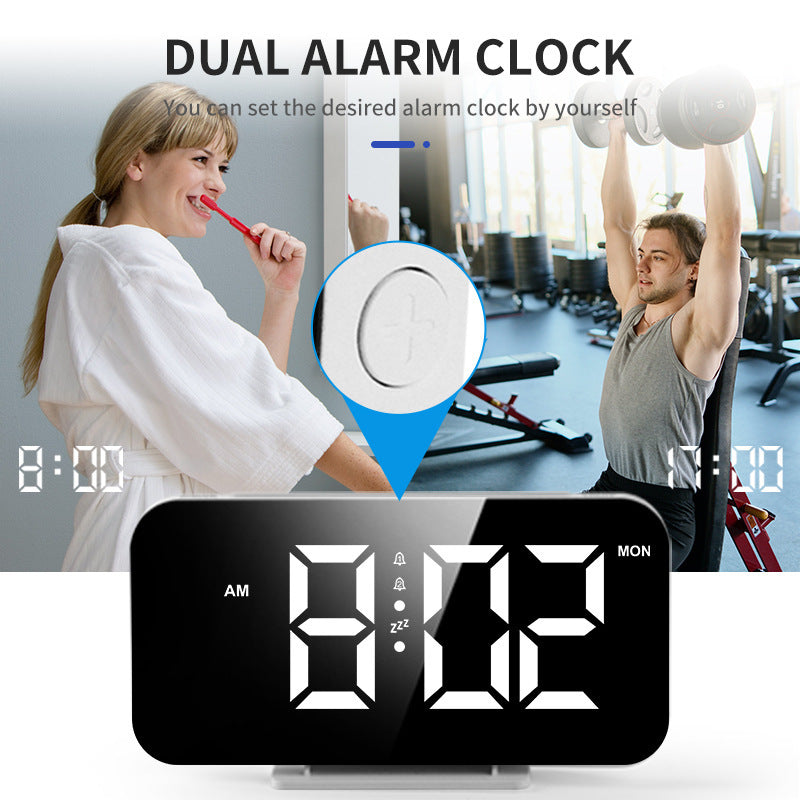 Digitaler Led Wecker mit Großem Display und Snooze-Funktion Karnz
