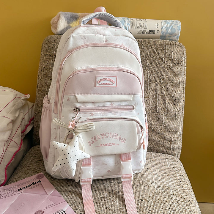 Trendiger Sternen-Print Rucksack