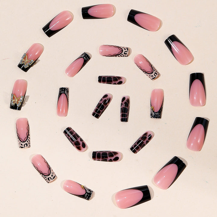 Luxuriöse 3D-Gradient-Nagelkunstverlängerungen Karnz