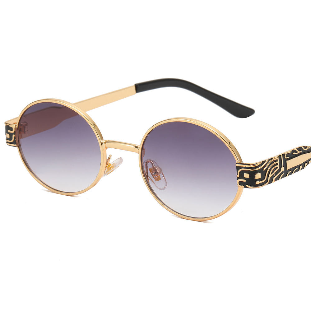 Damen stylische Sonnenbrille mit einzigartigen Verzierungen Karnz