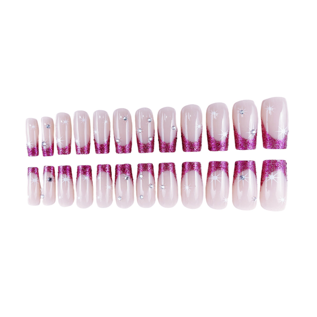 Funkelnd Elegante Stiletto Nagelerweiterungen Karnz