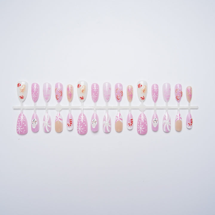 Festliche Nagelschablonen Karnz