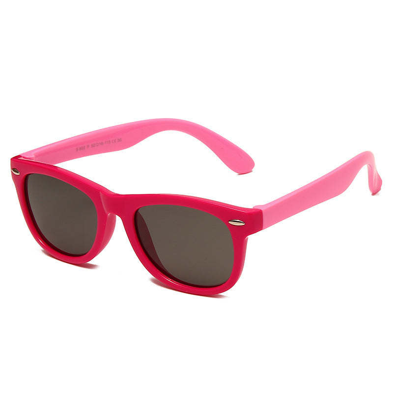 Karnz | Kinder Flex Sonnenbrille mit flexiblem und robustem Rahmen