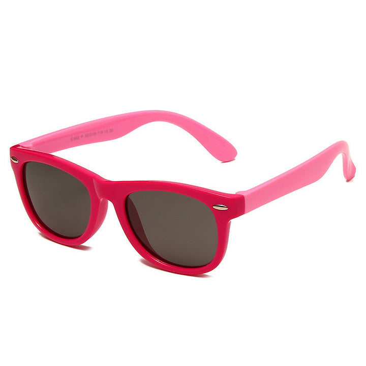 Karnz | Kinder Flex Sonnenbrille mit flexiblem und robustem Rahmen
