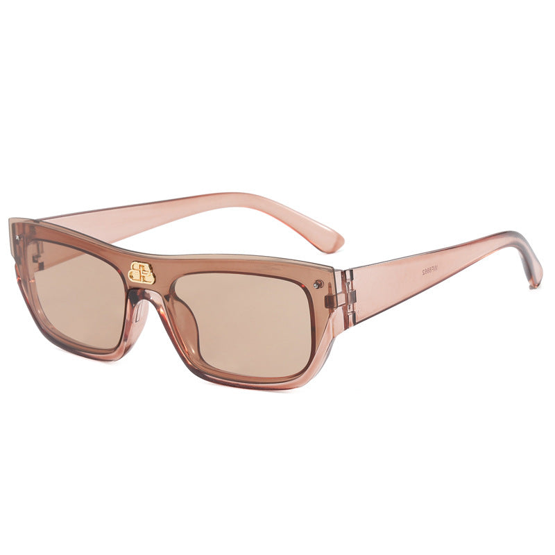 Damen modische oversized Sonnenbrille mit markantem Design Karnz