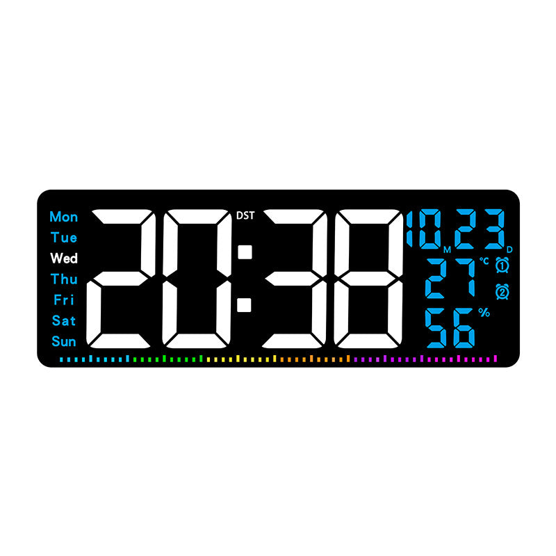 Digitaler Alarmwecker mit großem LED-Display und Wetterdaten Karnz