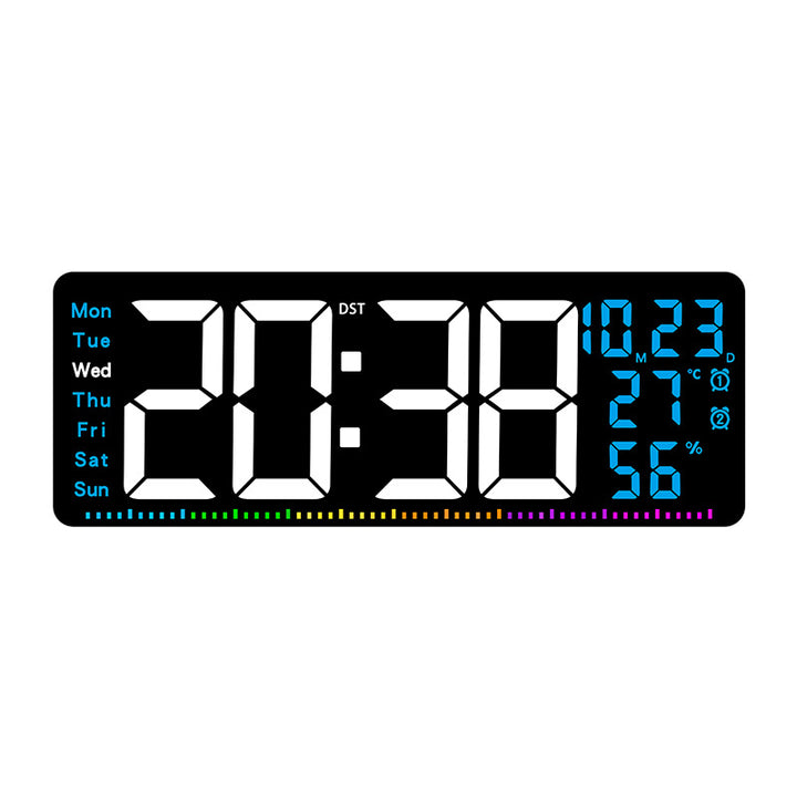 Digitaler Alarmwecker mit großem LED-Display und Wetterdaten Karnz