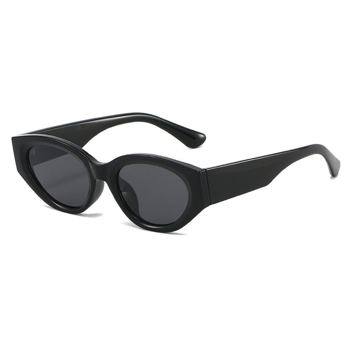 Damen Cat-Eye Sonnenbrille mit modernem, transparentem Rahmen und UV-Schutz Karnz
