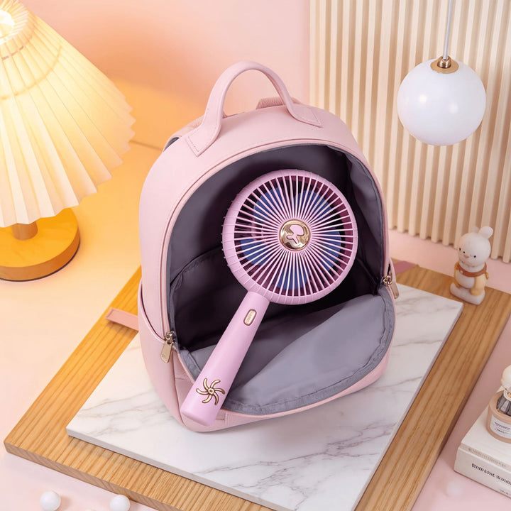 Damen Tragbarer Mini Tischventilator mit USB-Anschluss und leiser Betriebslautstärke Karnz