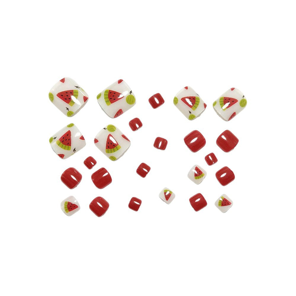 Kunstnagel-Set mit fruchtigen Designs Karnz