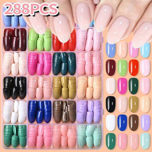 Premium Full Coverage Press-On Nail Tips Set