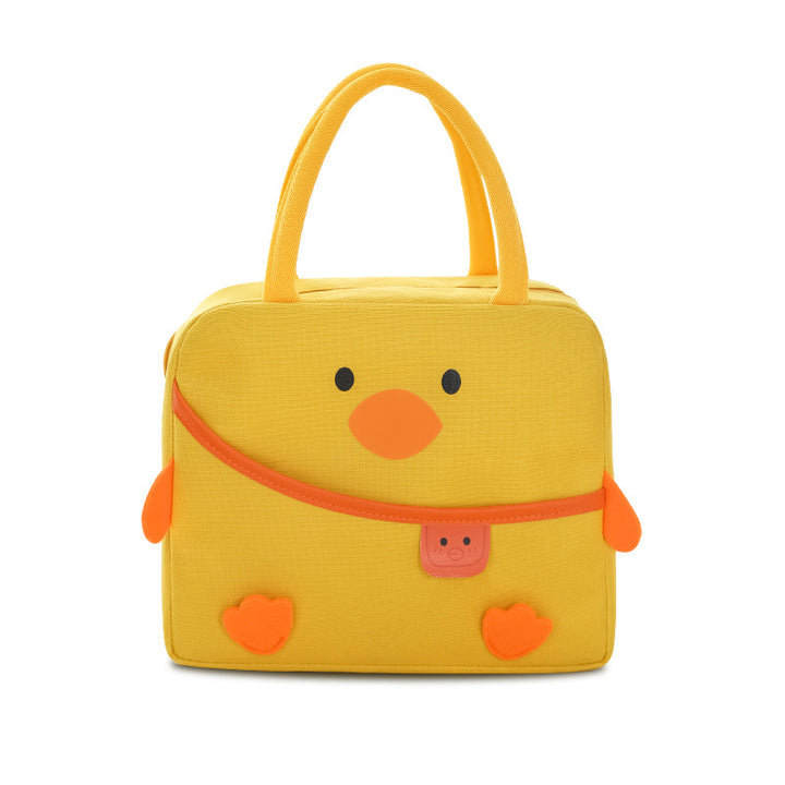 Spaßige, cartoonhafte Lunch-Tasche