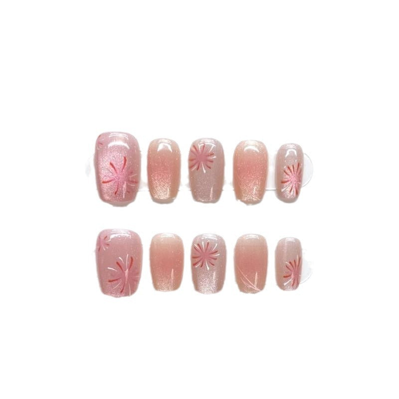 Premium Floral Press-On Nail Kollektion Karnz