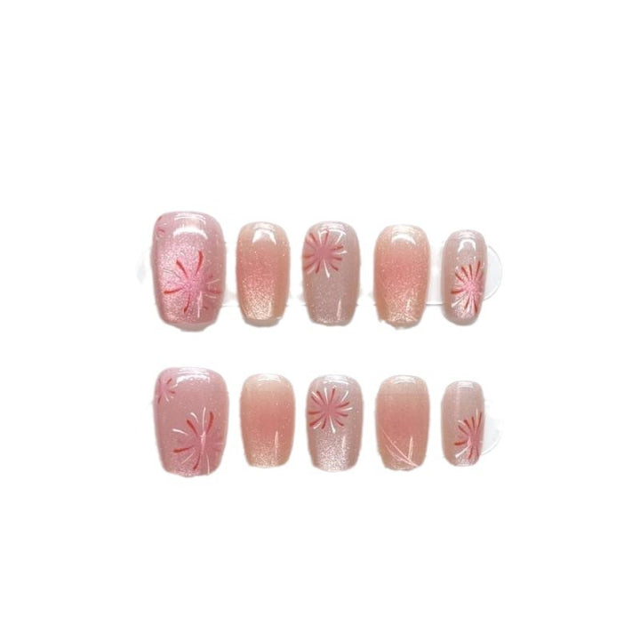 Premium Floral Press-On Nail Kollektion Karnz