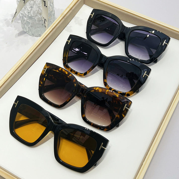 Moderne Übergroße Quadratische Sonnenbrille Karnz