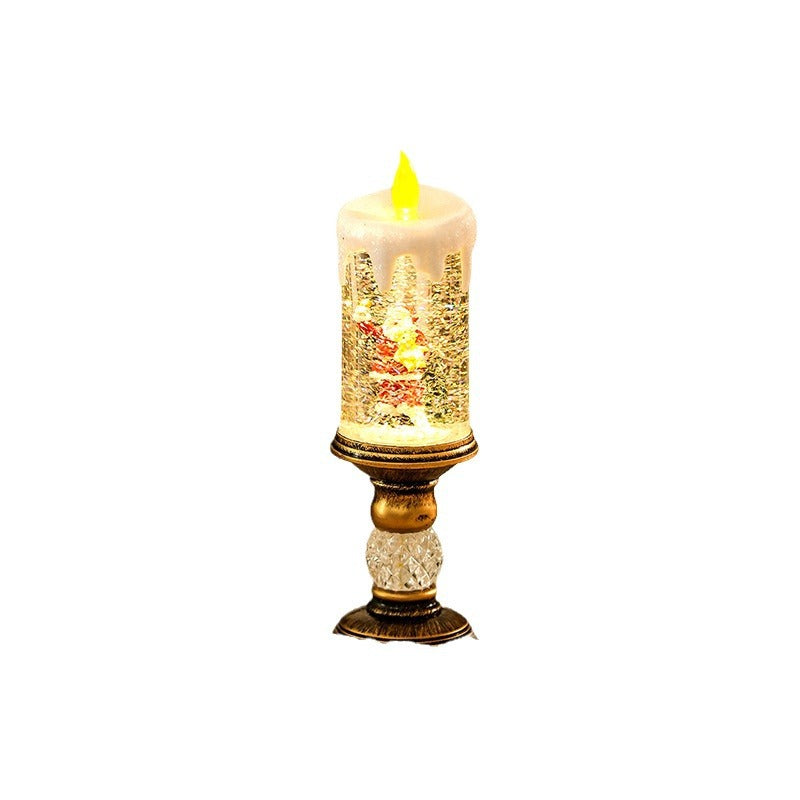 Weihnachtsdekoration Laterne mit Schneekugel Karnz