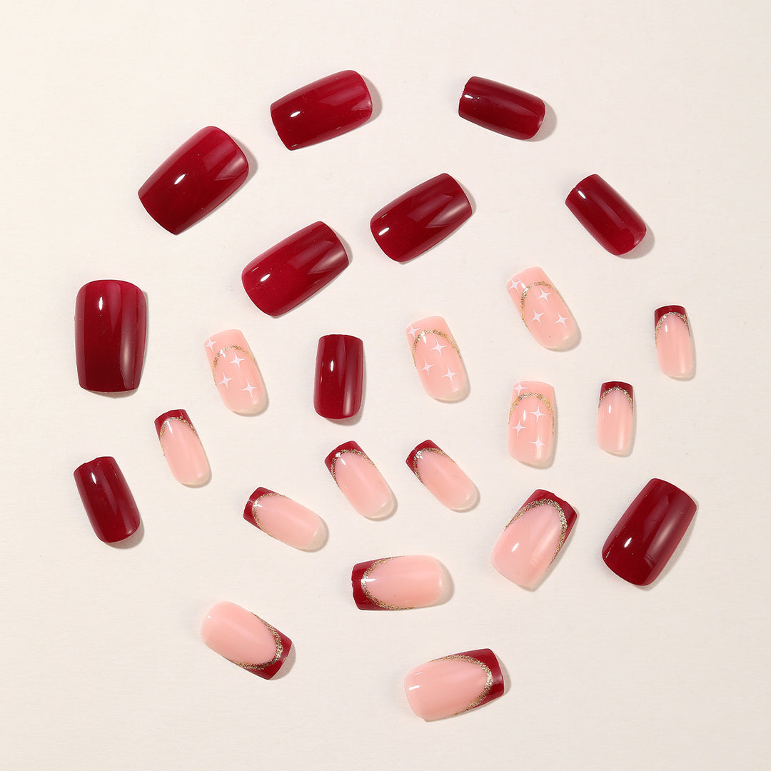 Elegante 3D Gem Akzenten Nagelkunst Verlängerungen Karnz