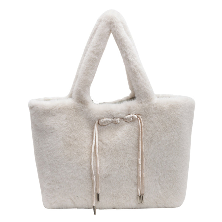 Luxuriöse Kunstpelz-Handtasche