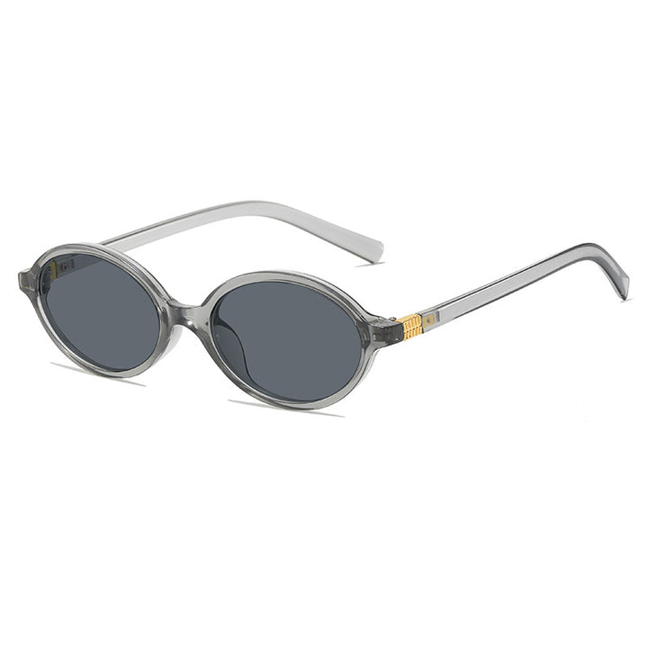 Vintage-inspirierte ovale Fassung Brille Karnz