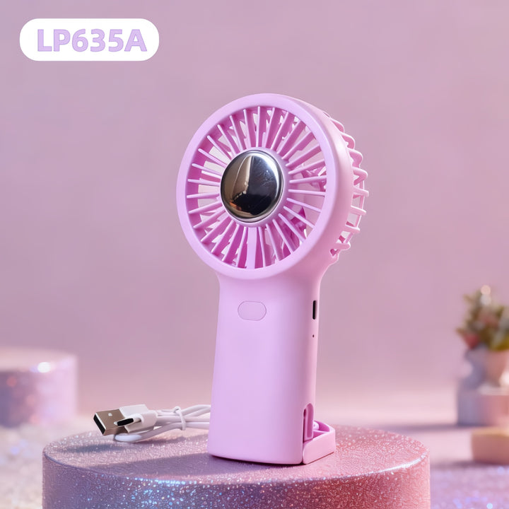 Damen Tragbarer USB Handventilator mit leistungsstarker Windtechnologie Karnz