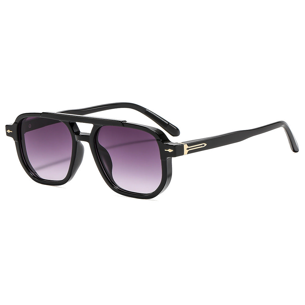 Damen modische Sonnenbrille mit extragroßem Rahmen Karnz
