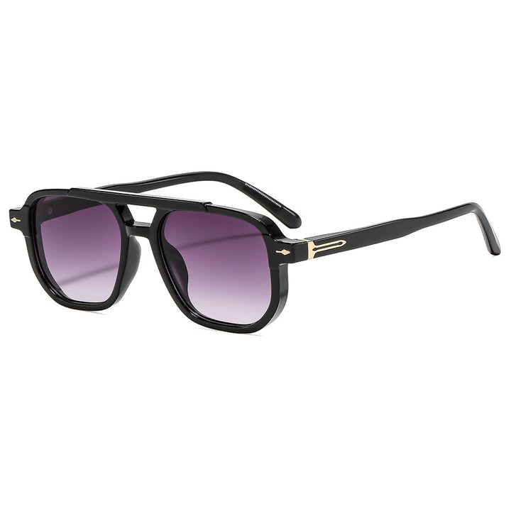 Damen modische Sonnenbrille mit extragroßem Rahmen Karnz