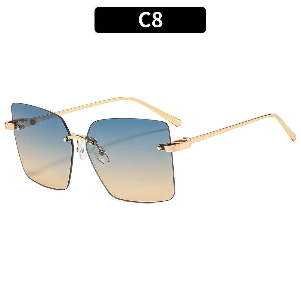 Geometrische Piloten-Sonnenbrille