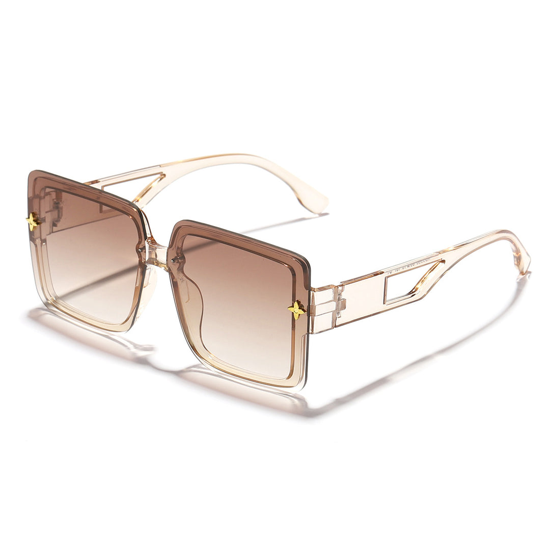 Damen modische quadratische Sonnenbrille mit elegantem Rahmen Karnz