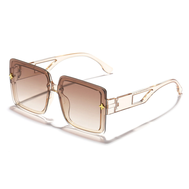 Damen modische quadratische Sonnenbrille mit elegantem Rahmen Karnz