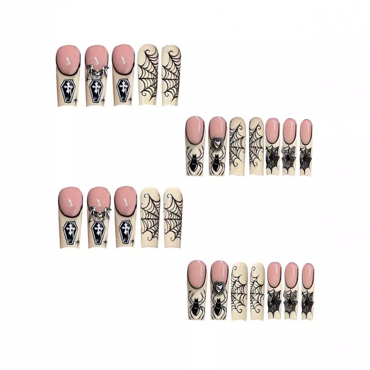 Halloween-Themen Acrylnagelset Karnz