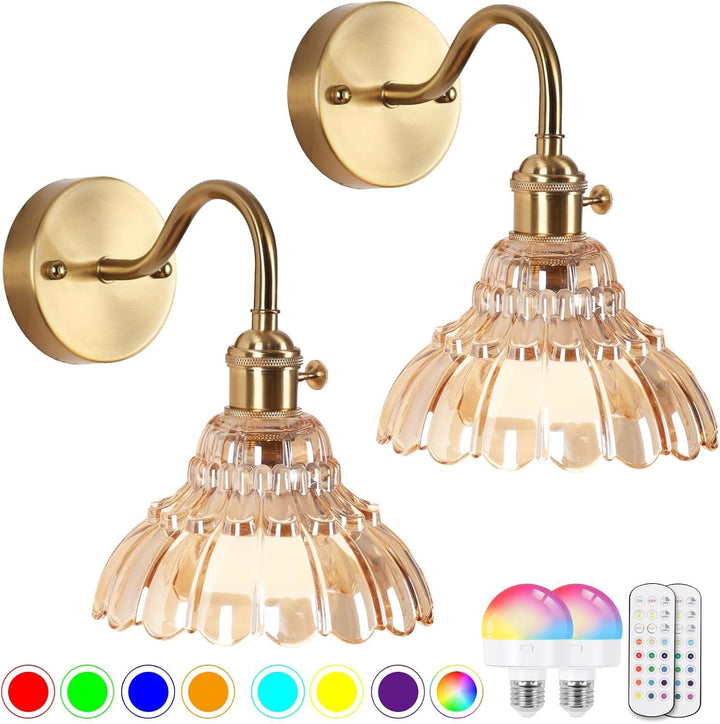 Vintage inspirierte dekorative Wandlampe