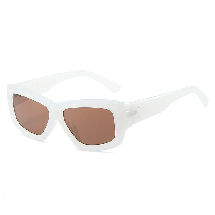 Modische Übergroße Winkelform Sonnenbrille Karnz