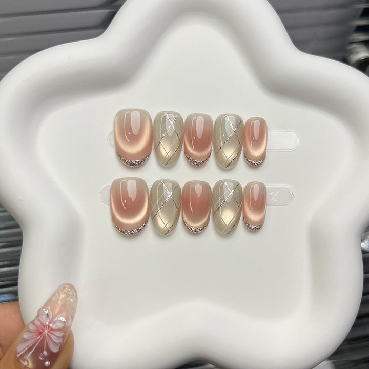 Elegantes Press-On Nagelkunst-Set