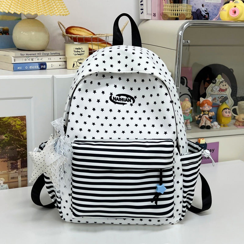 Stylischer Sternmuster Casual Rucksack Karnz